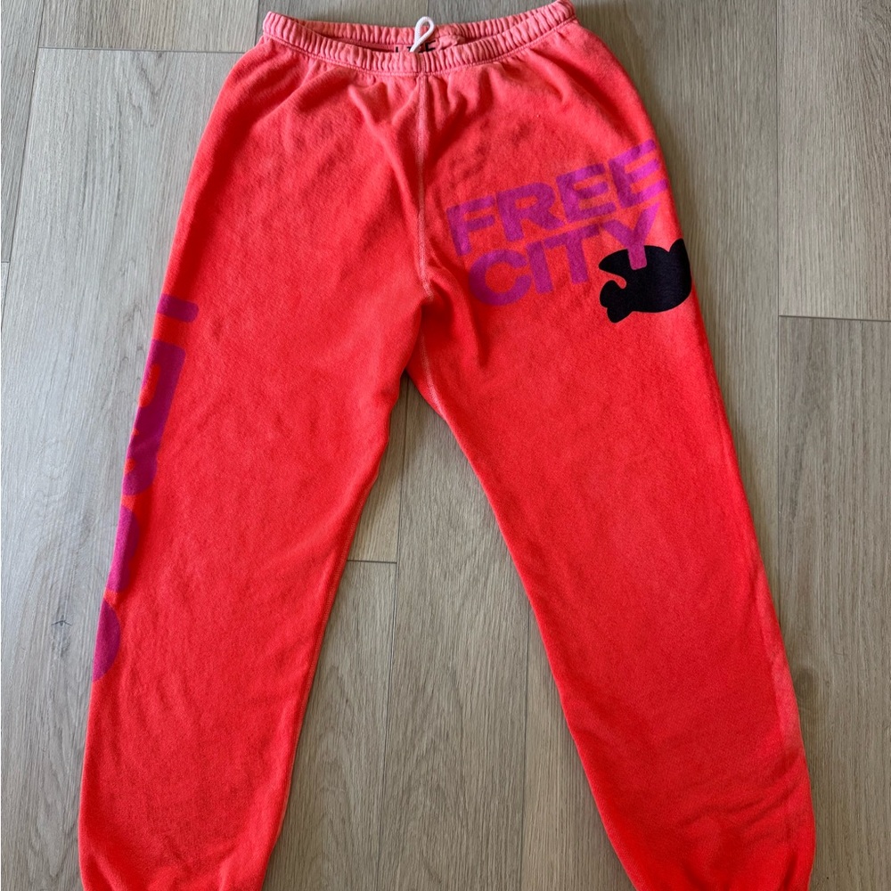 Freecity Women’s Vibrant Orange Joggers